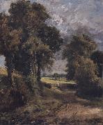 John Constable A Cornfield France oil painting artist